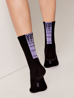 Носки CONTE ACTIVE черно-сиреневый 20С-20СП 433 - фото 1