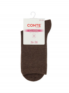 Носки CONTE CLASSIC chocolate 25С-32СП 751 - фото 1