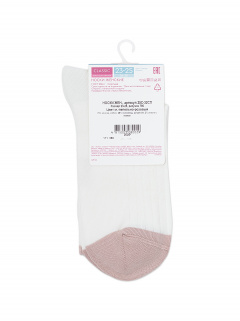Носки CONTE CLASSIC молочный-пепельно-розовый 25С-32СП 785 - фото 2