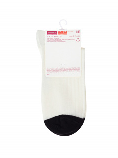 Носки CONTE CLASSIC молочный-черный 25С-32СП 785 - фото 3