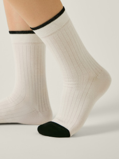 Носки CONTE CLASSIC молочный-черный 25С-32СП 785 - фото 5