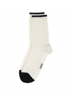 Носки CONTE CLASSIC молочный-черный 25С-32СП 785 - фото 4