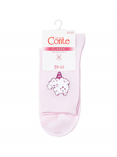 Носки CONTE CLASSIC светло-розовый 24С-151СП 680 - фото 3