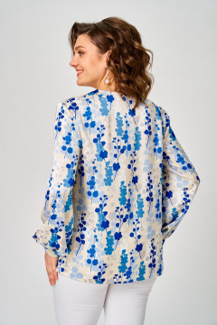 Блуза Svetlana-Style 2304 голубой_принт - фото 2