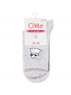 Носки CONTE CLASSIC светло-серый 24С-151СП 677 - фото 1
