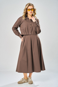 Блуза, юбка ARTELLA А-1010 молочный шоколад - фото 3