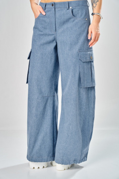 Брюки ARTELLA А-1046 голубой - фото 4