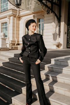 Жакет 16:48 И60-4ПШ черный - фото 5