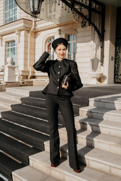 Жакет 16:48 И60-4ПШ черный - фото 3