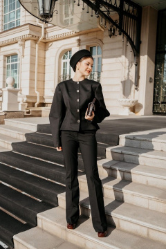 Жакет 16:48 И60-4ПШ черный - фото 2