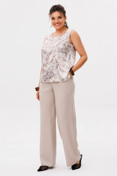 Брюки, жакет, топ Anelli 1672 цветение_яблонь - фото 4