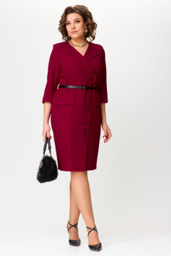 Платье Твой имидж 2313 винный - фото 3