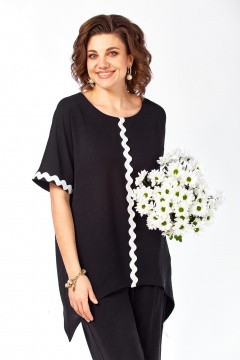 Брюки, топ Grace for you 274 черный - фото 3