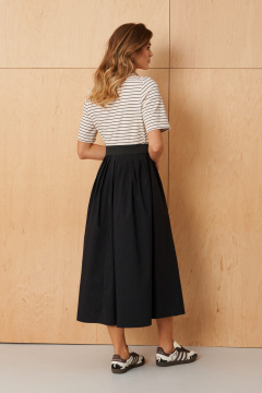 Платье Панда 121480 молочно-черный - фото 4