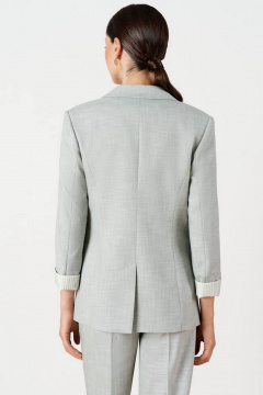 Жакет Nelva 1915 серо-зеленый - фото 5