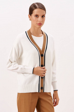 Кардиган Nelva 1935 молочный/бежевый - фото 2