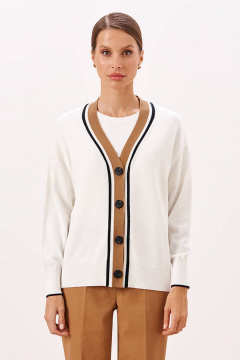 Кардиган Nelva 1935 молочный/бежевый - фото 1