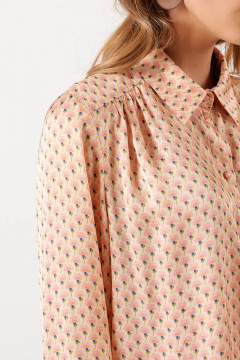 Блуза Nelva 22979 цветочный принт - фото 4