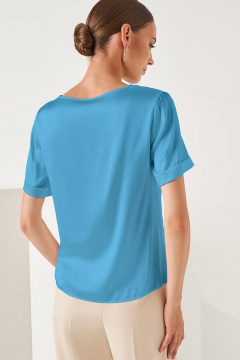 Блуза Nelva 23061 бирюзовый - фото 2