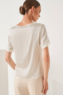 Блуза Nelva 23061 ванильный - фото 2