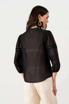 Блуза Nelva 23200 черный - фото 4