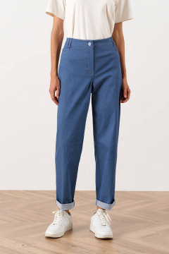 Брюки Nelva 31033 сине-голубой джинс - фото 1