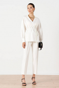 Брюки Nelva 31155 молочный - фото 1