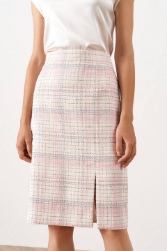 Юбка Nelva 4842 молочно-розовый - фото 3