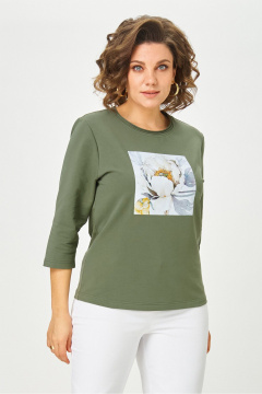 Джемпер Rumoda 2282 зеленый_дл.р. - фото 2