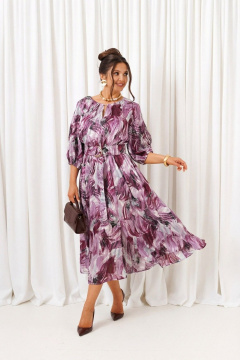 Платье Beautiful&Free 6410 бордовый - фото 1