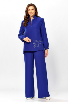 Блуза, брюки ZigzagStyle 627 василек - фото 1