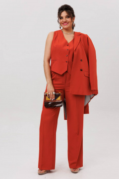 Брюки, жакет, жилет Anelli 1642 пряный_оранжевый - фото 5