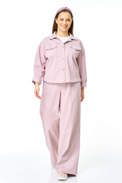 Брюки, жакет T&N 7738А пыльная_роза - фото 2