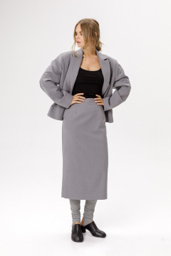 Юбка PiRS 6528 серый - фото 5