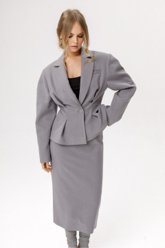 Юбка PiRS 6528 серый - фото 2