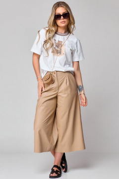 Брюки Laikony L-168-2 бежевый - фото 1