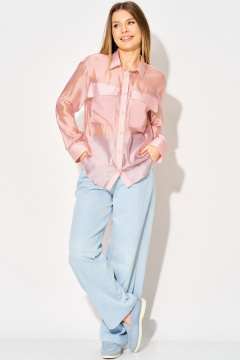 Блуза Laikony L-382-1 пыльная_роза - фото 5