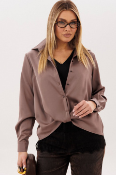 Блуза Anelli 1663 поцелуй_капучино - фото 5