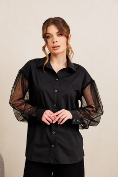 Блуза AMORI 6503 черный - фото 2
