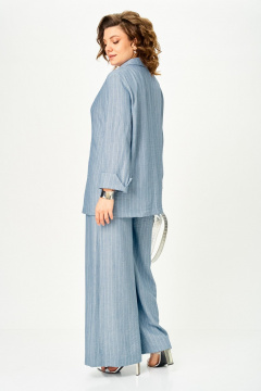 Брюки, жакет Michel chic 1446 небесно-голубой - фото 5