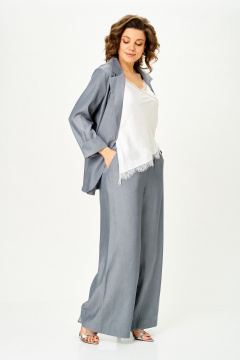 Брюки, жакет Michel chic 1446 стальной_серый - фото 3