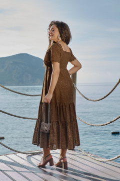 Платье Vittoria Queen 27983 шоколадный - фото 4