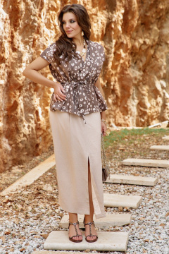 Юбка Vittoria Queen 28123ю бежевый - фото 1