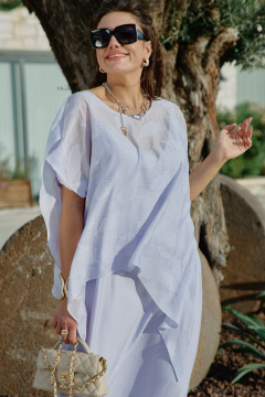 Блуза, платье Vittoria Queen 28203 лиловый - фото 4