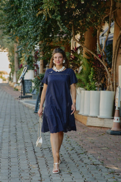 Платье Vittoria Queen 29003 темно-синий - фото 5