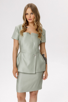Блуза, юбка PiRS 6606 фисташковый - фото 3