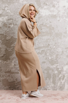 Кофта, юбка Anastasia 1224.1 бежевый - фото 2