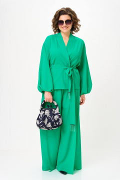 Блуза, брюки Anastasia 1063.1 нефрит - фото 5