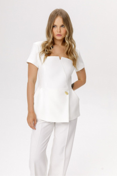 Блуза PiRS 6636 белый - фото 1