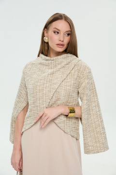 Джемпер NikVa 1016-5 песочный - фото 5